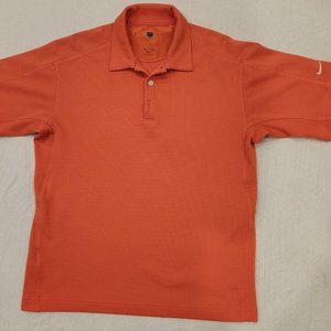 Nike Men's Golf Shirt - Medium (Orange)